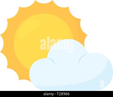 Cartoon weather icon Stock Vector