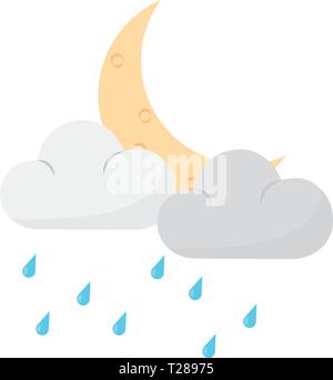 Cartoon weather icon Stock Vector