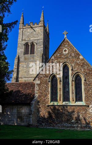 St Neots town centre high street Cambridgeshire, England, gb,uk Stock Photo