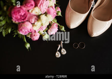 shoes with flowers on top