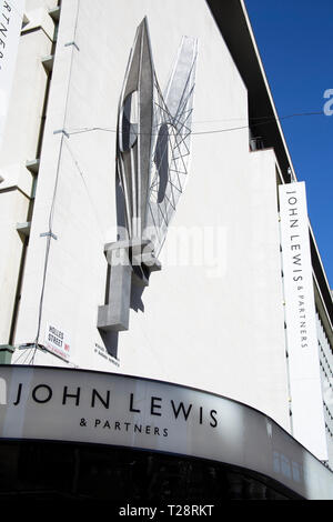 John Lewis flagship store. Oxford Street, London. Stock Photo