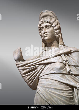 Roman statue of Julia Domina . Marble. Perge. 2nd century AD. Inv no ...