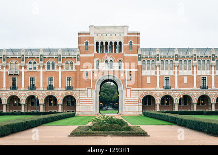 Lovett Hall, at Rice University in Houston, Texas Stock Photo