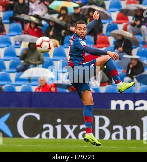 Valencia, Spain. 31st March 2019. Vezo during the football match between Levante UD and SD Eibar on March 30, 2019 at Ciutat de Valencia in Valencia, Spain.  Cordon Press Credit: CORDON PRESS/Alamy Live News Stock Photo