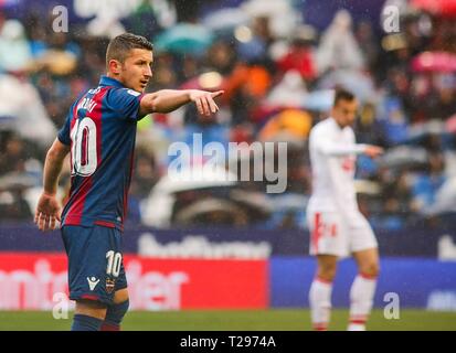 Valencia, Spain. 31st March 2019. Bardhi during the football match between Levante UD and SD Eibar on March 30, 2019 at Ciutat de Valencia in Valencia, Spain.  Cordon Press Credit: CORDON PRESS/Alamy Live News Stock Photo