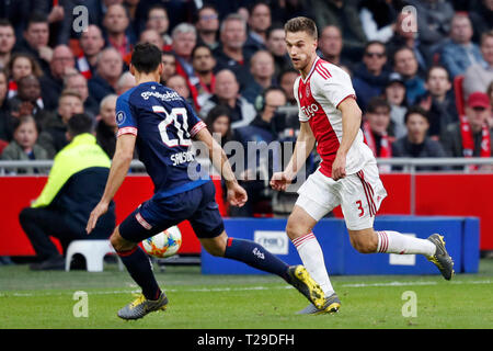 AMSTERDAM, 31-03-2019 football, Dutch Eredivisie Season 2018 - 2019 ...