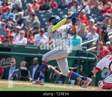 Washington Nationals' Amed Rosario in action during a baseball game