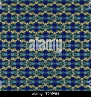 Vintage abstract and geometrical seamless pattern. Ancient retro background. Stock Photo