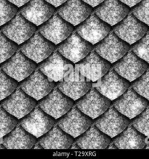 Seamless texture of dragon scales, reptile skin Stock Photo