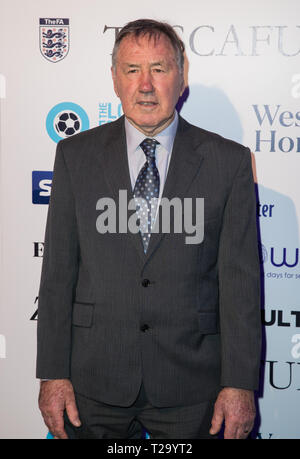 Guests attend ceremony recognising and honouring London grassroots clubs, volunteers and London FA’s key partners. In aid of Willow.  Featuring: Keith Burkinshaw Where: London, United Kingdom When: 28 Feb 2019 Credit: Phil Lewis/WENN.com Stock Photo