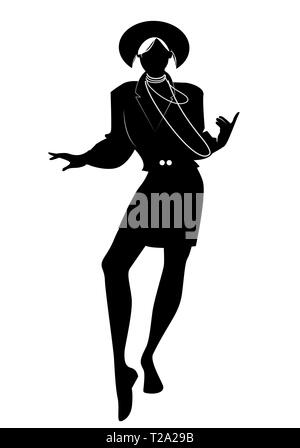Young people dancing new wave music wearing clothes in the style of the 80s  Stock Vector Image & Art - Alamy