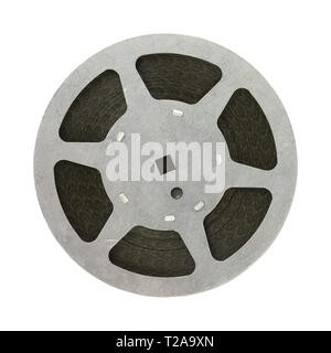 16mm film reel isolated on white Stock Photo - Alamy