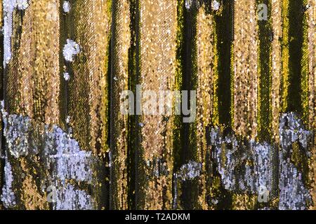 Close up surface of colorful fashin fabrics in high resolution Stock Photo