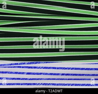 Close up surface of colorful fashin fabrics in high resolution Stock Photo