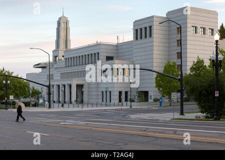 SALT LAKE CITY - The Church of Jesus Christ of Latter-day Saints conference center. Stock Photo