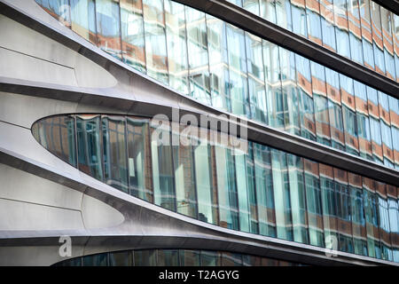 Zaha Hadid Design Boutique modern condo apartments on the High Line in Chelsea Manhattan New York Stock Photo