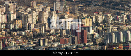 Modern downtown Vake Saburtalo area with soviet and  uptodate archiecture of Tbilisi, capital of Georgia Stock Photo