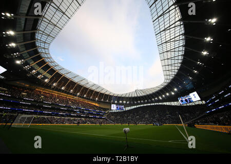 A general view during the Legends match between Tottenham Hotspur Legends against Inter Milan Legends at White Hart Lane Stadium, London England on 30 Stock Photo
