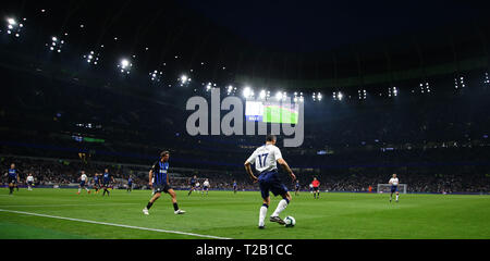 A general view during the Legends match between Tottenham Hotspur Legends against Inter Milan Legends at White Hart Lane Stadium, London England on 30 Stock Photo
