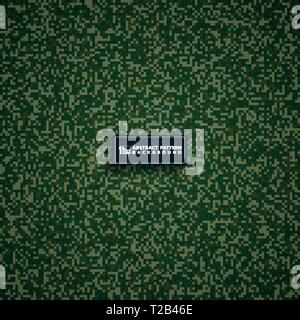 Abstract green military square pattern design background. You can use for cover design, battle artwork, force ad, poster. vector eps10 Stock Vector