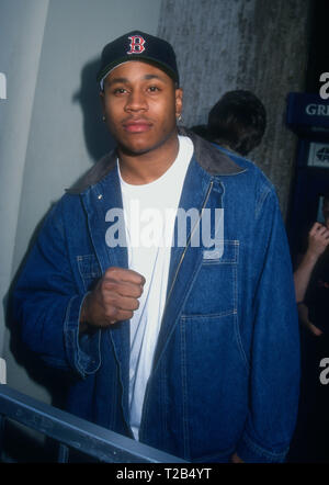 HOLLYWOOD, CA - MARCH 11: Rapper/actor LL Cool J attends Hollywood Walk of Fame Ceremony for The Supremes on March 11, 1994 at 7050 Hollywood Boulevard in Hollywood, California. Photo by Barry King/Alamy Stock Photo Stock Photo