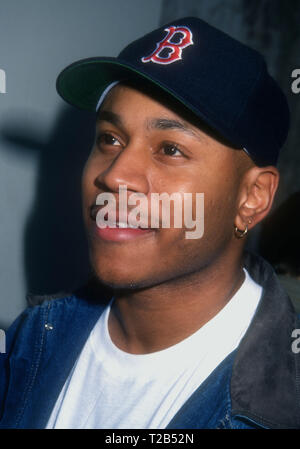 HOLLYWOOD, CA - MARCH 11: Rapper/actor LL Cool J attends Hollywood Walk of Fame Ceremony for The Supremes on March 11, 1994 at 7050 Hollywood Boulevard in Hollywood, California. Photo by Barry King/Alamy Stock Photo Stock Photo