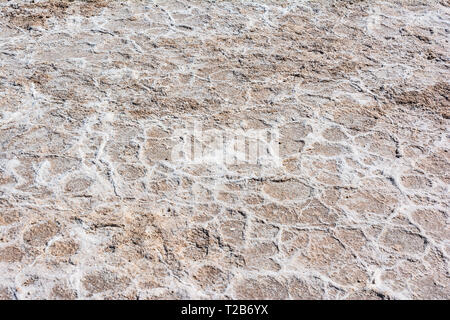 Salt in the Death Valley National Park, California Stock Photo