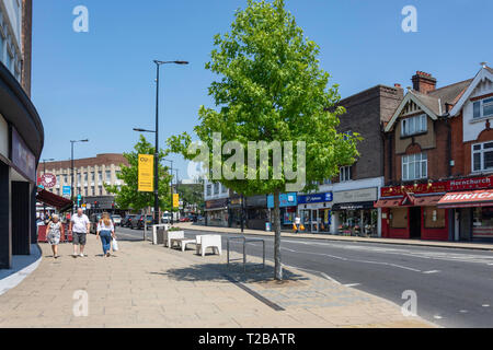 Hornchurch High Street, Hornchurch, London Borough of Havering, Greater London, England, United Kingdom Stock Photo