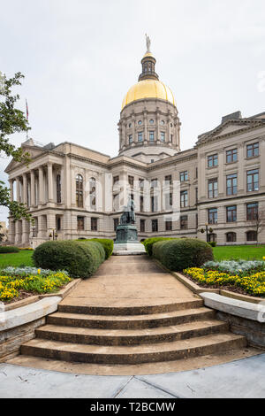 The Georgia State Capitol, in Atlanta, Georgia Stock Photo