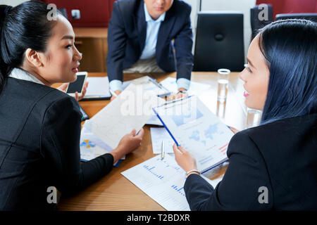 Business people working with documents Stock Photo