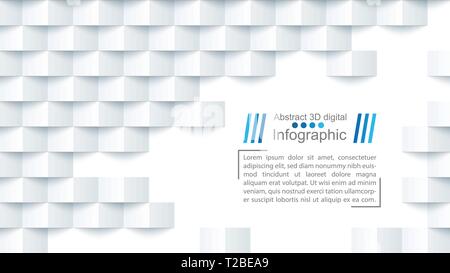 Abstrack paper background - origami template. Stock Vector
