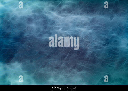 Abstract artistic foggy misty smooth and soft cyan texture background Stock Photo