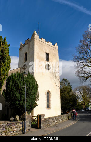 St Oswald's Church, Grasmere, Lake District, Cumbria Stock Photo