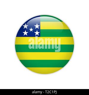 Country flag button web design Stock Vector
