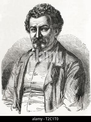 Tony Johannot (1803-1852), grabador, ilustrador y pintor francés. Stock Photo