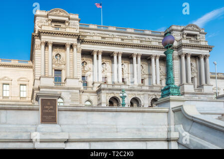 Library of Congress building - Washington DC, USA Stock Photo