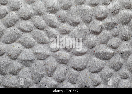 Extreme macro shot of a white paper napkin. Stock Photo