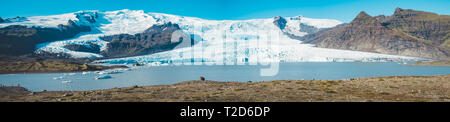 A beautiful glacier somewhere in breathtaking Iceland Stock Photo