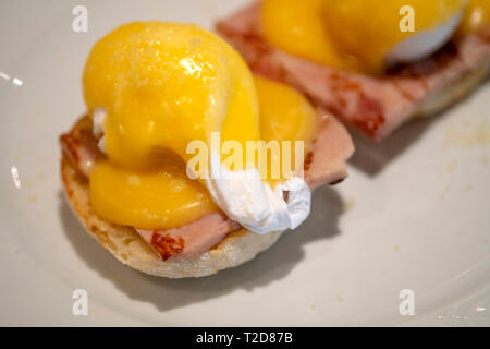 Eggs Benedict Stock Photo