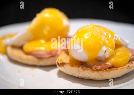 Eggs Benedict Stock Photo