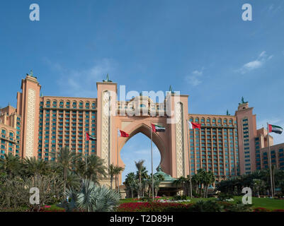 Atlantis The Palm Hotel in Dubai, United Arab Emirates Stock Photo