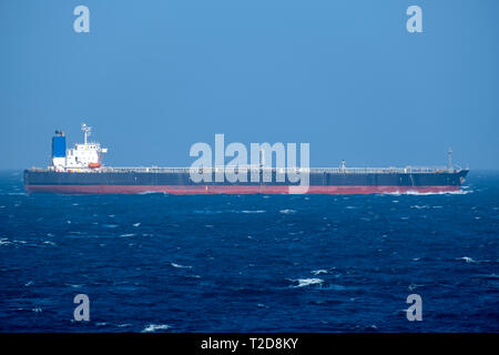 Oil tanker at sea Stock Photo