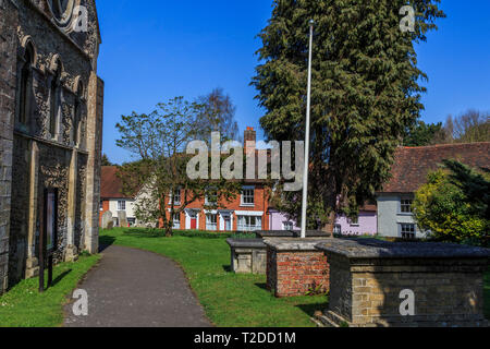 Castle Hedingham, Village Centre, essex, England, UK, GB Stock Photo