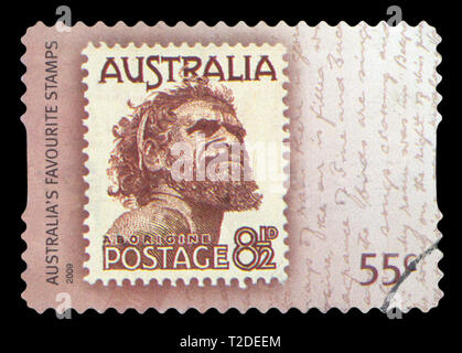 AUSTRALIA - CIRCA 2009: A stamp printed in Australia shows One Pound Jimmy, Favourite Stamps serie, circa 2009. Stock Photo