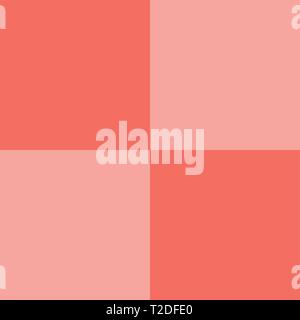 Colour harmony. Colour of the Year 2019. Living coral Stock Vector