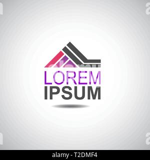 House logo for company vector image Stock Vector