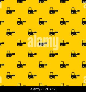 Truck to lift cargo pattern vector Stock Vector