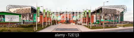 Parkhead stadium Celtic FC in Glasgow Scotland. Stock Photo