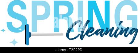 spring cleaning background Stock Vector
