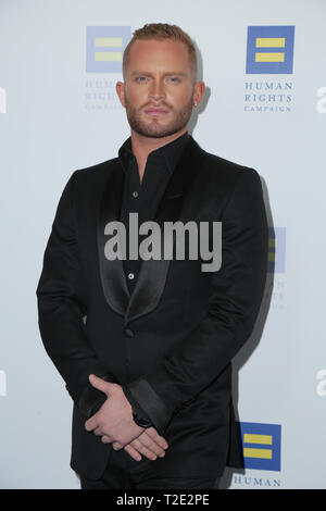 March 30, 2019 - U.S. - 30 March 2019 - Los Angeles, California - August Getty. The Human Rights Campaign 2019 Los Angeles Gala Dinner held at JW Marriott Los Angeles at L.A. LIVE. Photo Credit: PMA/AdMedia (Credit Image: © Pma/AdMedia via ZUMA Wire) Stock Photo